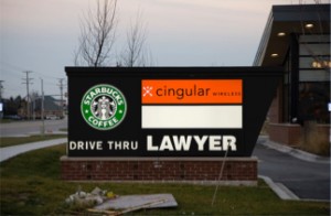 drive thru lawyer